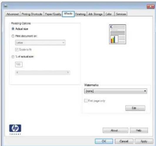 HP LaserJet Enterprise 500 Color M551dn - Scale a document to fit page size with Windows - 3