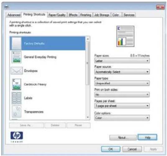 HP LaserJet Enterprise 500 Color M551dn - Get help for any printing option with Windows - 1