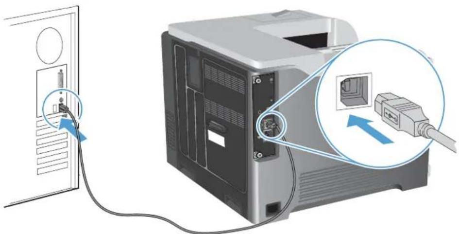 HP LaserJet Enterprise 500 Color M551dn - Install software for Mac computers connected directly to the product - 1