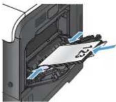 HP LaserJet Enterprise 500 Color M551dn - Paper orientation for loading trays - 5