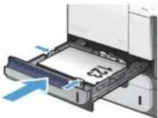 HP LaserJet Enterprise 500 Color M551dn - Paper orientation for loading trays - 13
