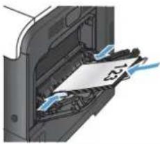 HP LaserJet Enterprise 500 Color M551dn - Paper orientation for loading trays - 3