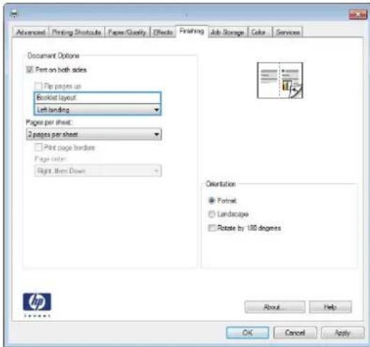 HP LaserJet Enterprise 500 Color M551dn - Create a booklet with Windows - 5