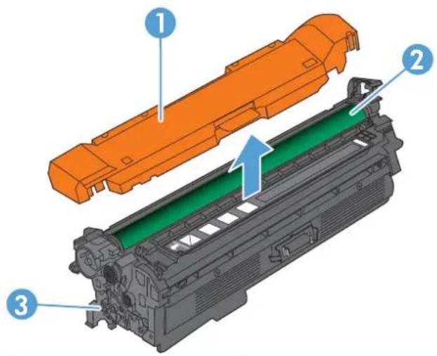 HP LaserJet Enterprise 500 Color M551dn - Print cartridge views - 1