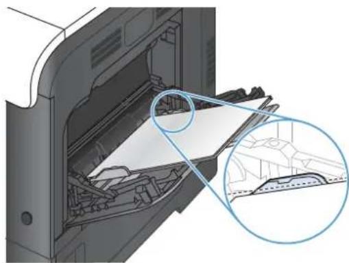 HP LaserJet Enterprise 500 Color M551dn - Load Tray 1 - 5