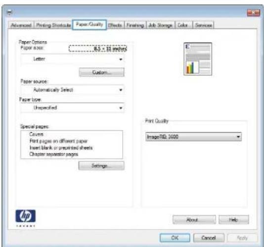 HP LaserJet Enterprise 500 Color M551dn - Print on preprinted letterhead or forms with Windows - 3