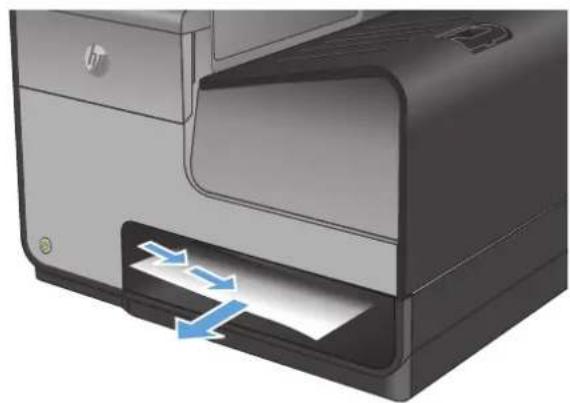 HP Officejet Enterprise Color MFP X585f - Clear jams in Tray 2 - 2