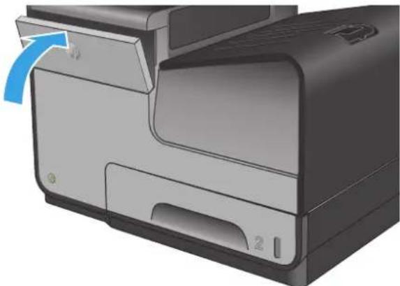 HP Officejet Enterprise Color MFP X585f - Replace the ink cartridges - 7