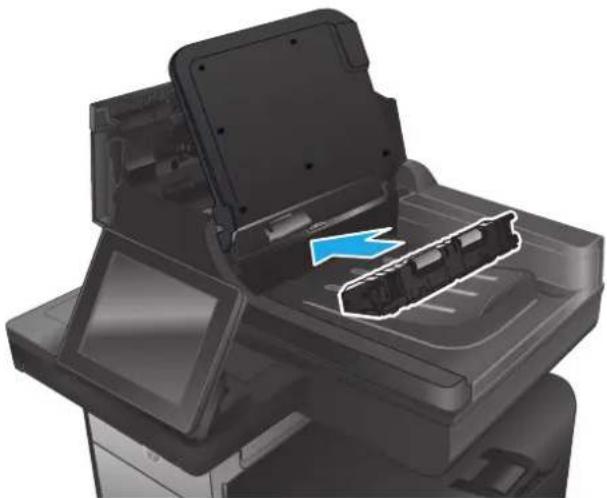 HP Officejet Enterprise Color MFP X585f - Clear jams in the document feeder - 9