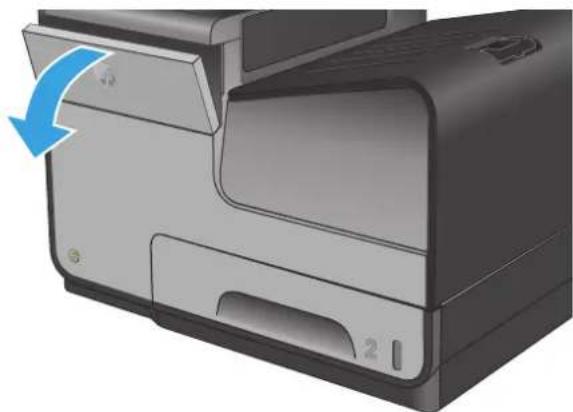 HP Officejet Enterprise Color MFP X585f - Replace the ink cartridges - 1