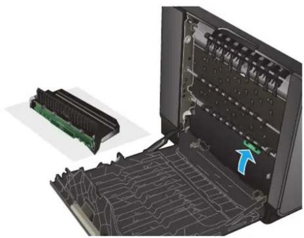 HP Officejet Enterprise Color MFP X585f - Clear jams in the ink collection unit area - 3