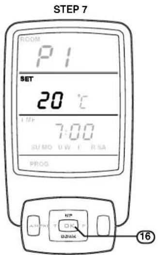 Rinnai Sapphire Gas Log Fire - PROGRAMMING OF PROGRAM MODES - 8