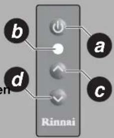 Rinnai Sapphire Gas Log Fire - TO TURN YOUR HEATER ON WITH REMOTE / THERMOSTATIC CONTROL - 2