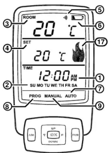 Rinnai Sapphire Gas Log Fire - REMOTE / THERMOSTATIC CONTROLLED OPERATION - 1