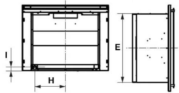 Rinnai Sapphire Gas Log Fire - DIMENSIONS - 3