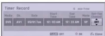 LG RC897T - AV1 Timer Recording using Set-Top Channel option - 3