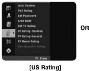 LG RC897T - Lock (Parental Control) Settings - 1