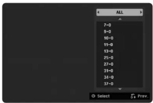 LG RC897T - Channel Selection with Channel List menu - 1