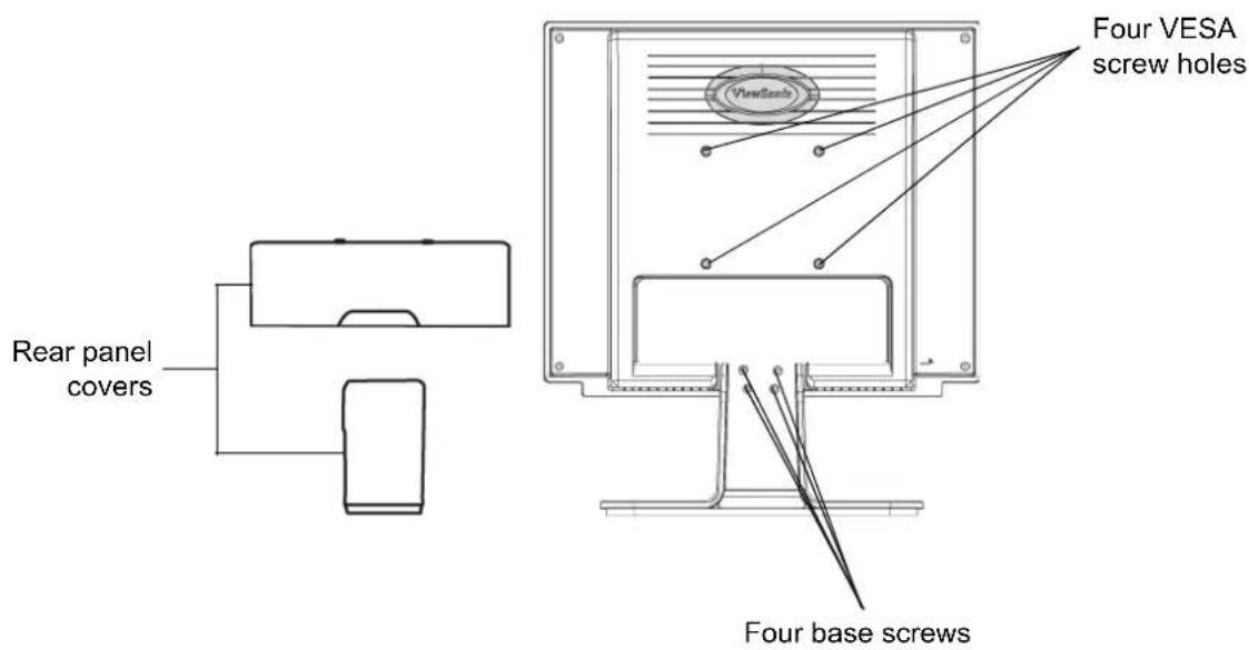 VIEWSONIC VX924 - Wall Mounting (Optional) - 1