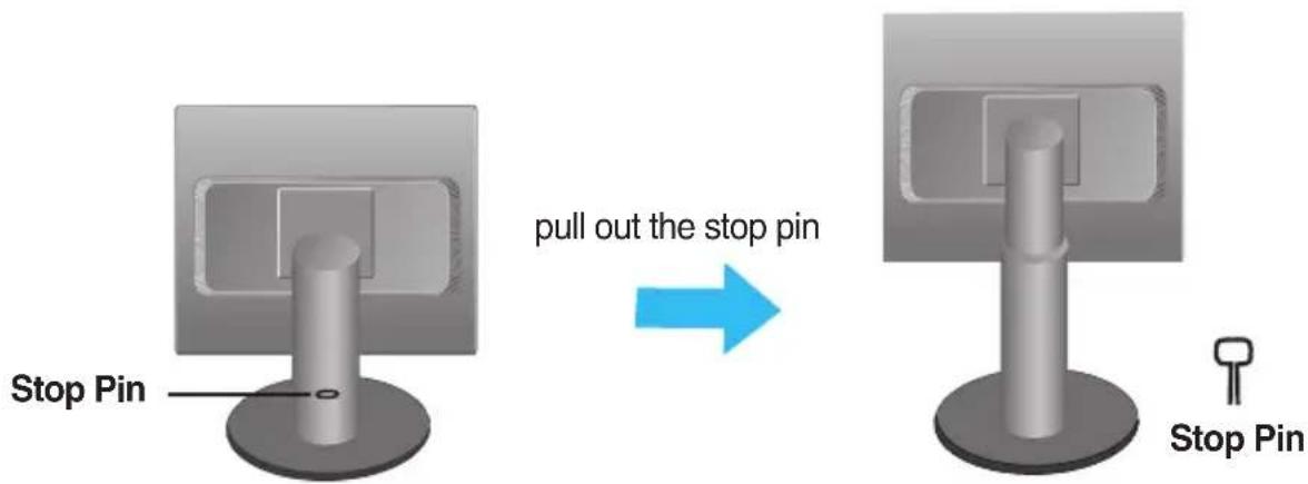 LG L1942PE - Connecting the stand - 2