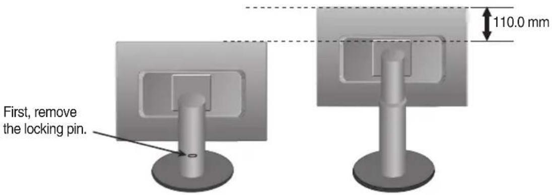 LG L1942PE - Positioning your display - 4