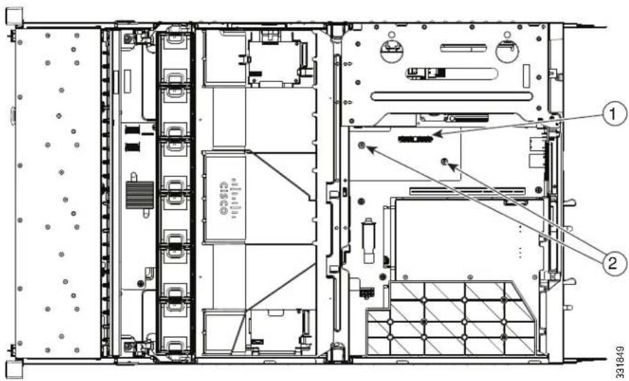 CISCO UCS C240 M3 - Replacing a Mezzanine Card - 5