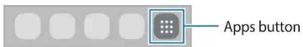 SAMSUNG Galaxy F62 - Switching between Home and Apps screens - 2