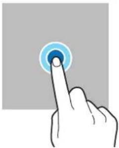 SAMSUNG Galaxy F62 - Tapping and holding - 1