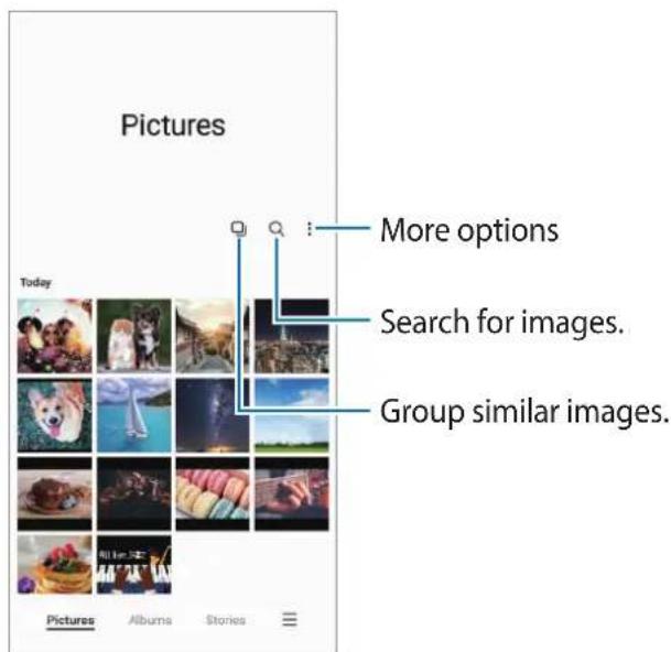 SAMSUNG Galaxy F62 - Using Gallery - 1