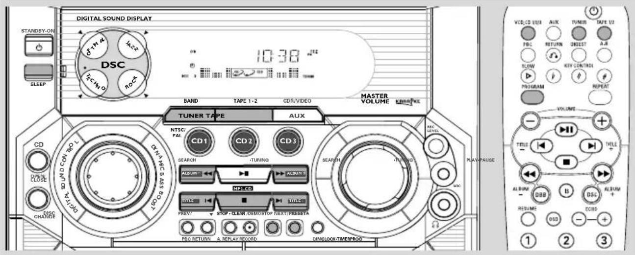 PHILIPS FWV357 - Microphone mixing - 1