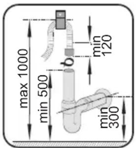 BEKO DFN05320W - Connection to the drain - 4