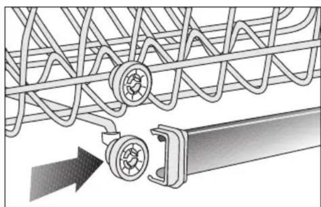 BEKO DFN05320W - Height setting with empty basket - 3