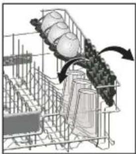 BEKO DFN05320W - Upper basket height adjustable rack - 1