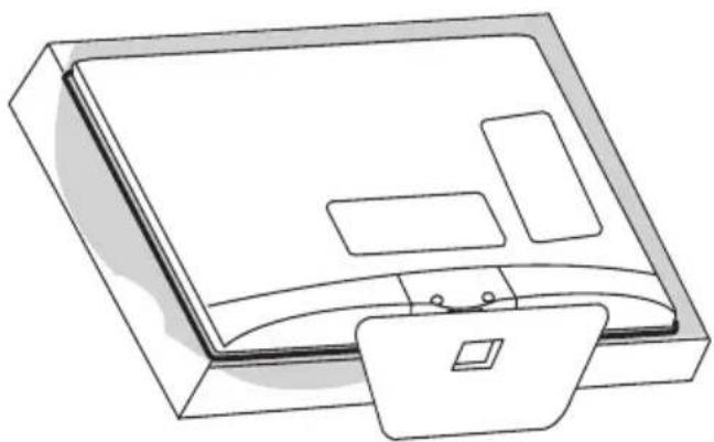 LG 22LY340C - Anbringen des Standfußes - 3