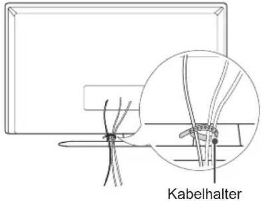 LG 22LY340C - Sauberes Verlegen der Kabel - 1