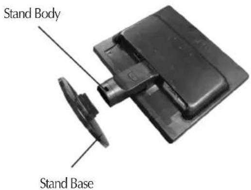 LG L1942TE - Connecting the stand - 2
