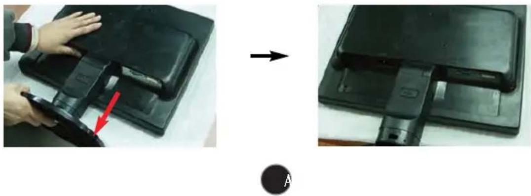 LG L1942TE - Disassembling the stand - 5
