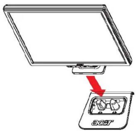 ACER Value AL1916As - Assembling the Monitor - 1