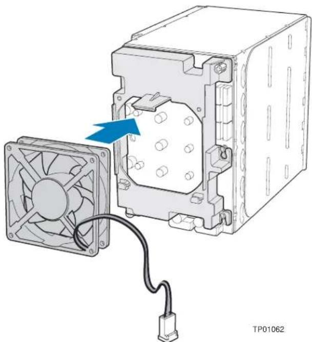 INTEL SC5299BRP - Installing a Hot Swap Hard Drive Cage with a SAS/SATA or SCSI Backplane - 8