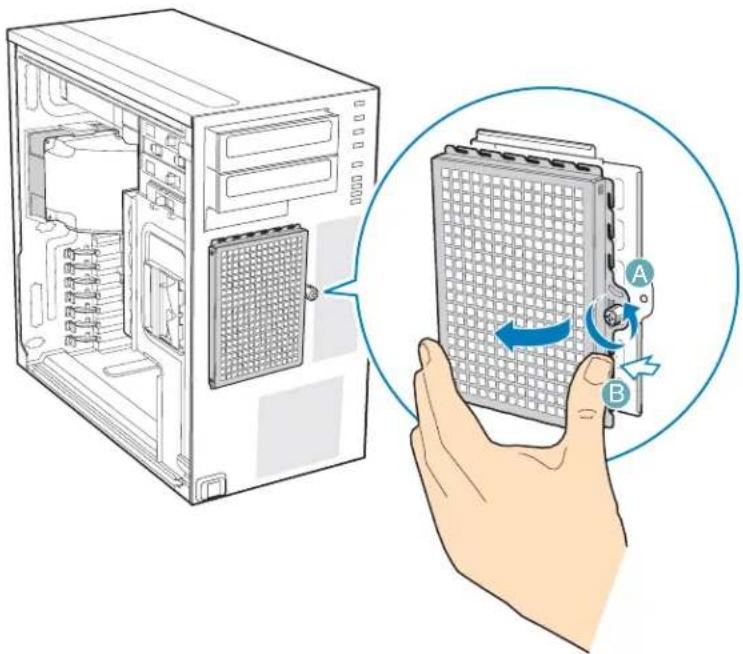 INTEL SC5299BRP - Installing a Fixed Hard Drive - 2