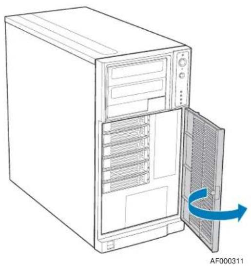 INTEL SC5299BRP - Installing a Hot Swap Hard Drive - 1