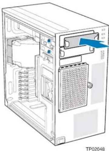 INTEL SC5299DP - Removing a CD-ROM or DVD-ROM Drive - 2