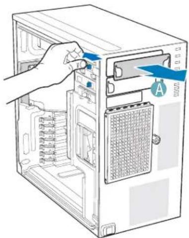 INTEL SC5299DP - Installing a DVD-ROM or CD-ROM Drive - 1
