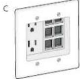 Leviton AEI65 - RECESSED DEVICES\* - 3