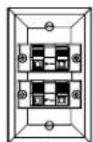 Leviton AEI65 - DISTRIBUTED AUDIO WALLPLATES - 4
