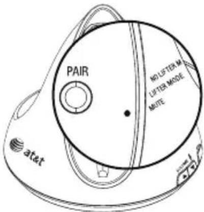 PAIR NO LIFTER M LIFTER MODE MUTE at&t