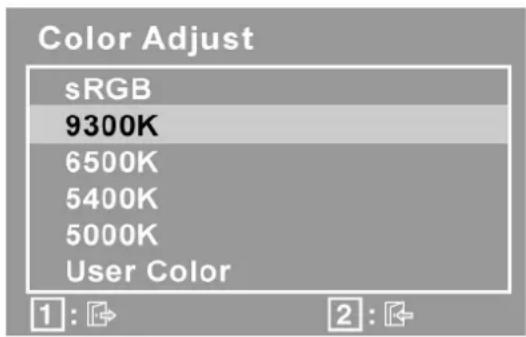 VIEWSONIC Value VA712 - Audio Adjust - 2