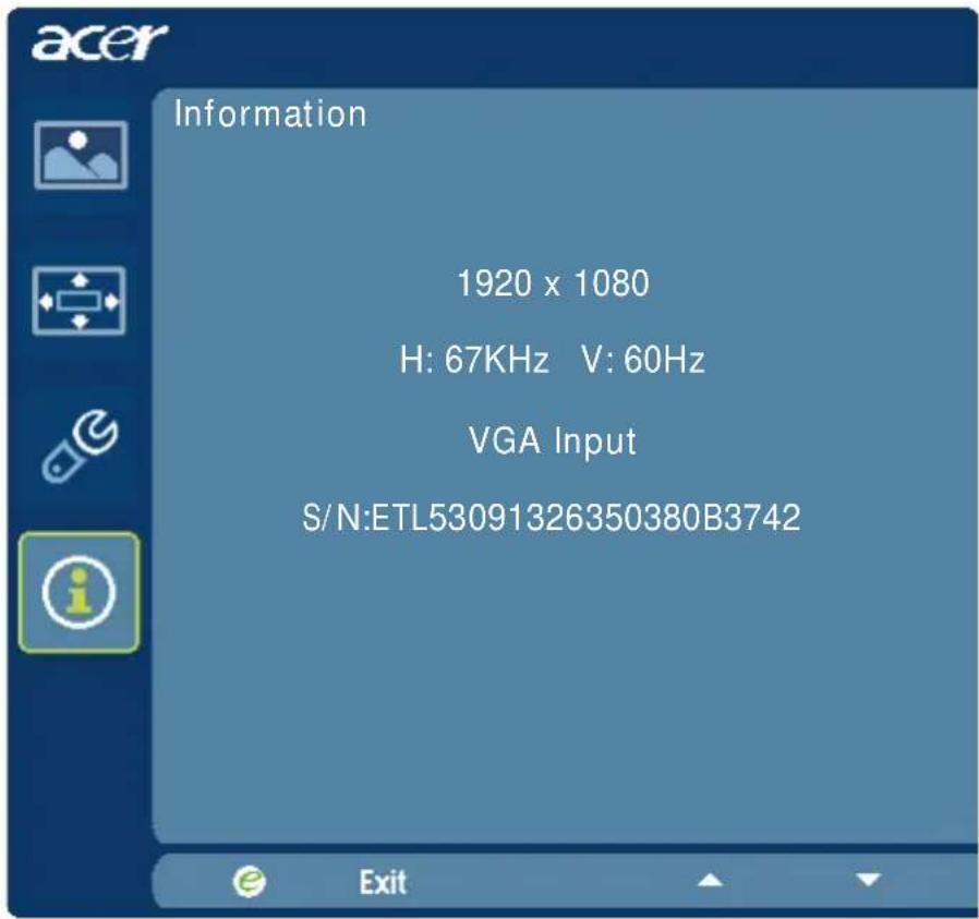 ACER H274H - Product information - 1