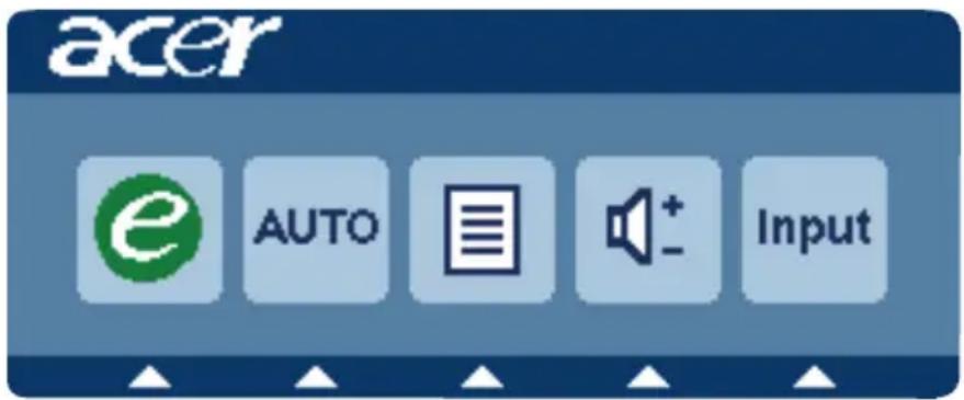 ACER H274H - Using the Shortcut Menu - 1