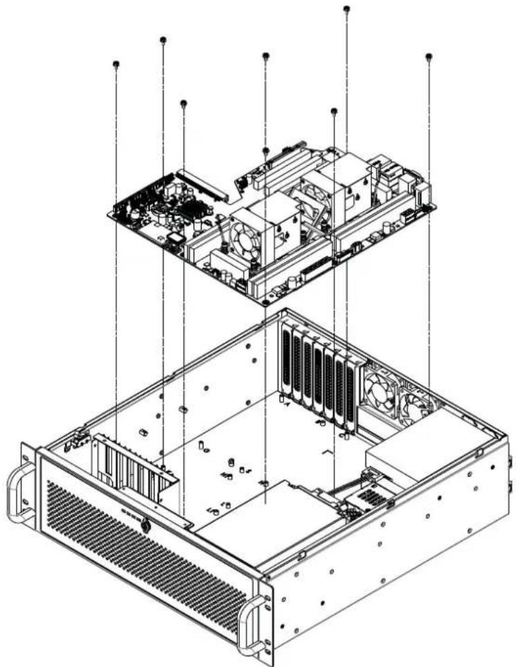 Advantech HPC-7320 - Removing the Top Cover/移除顶盖 / 移除上蓋 - 4